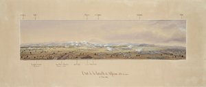 Situation of the Battle of Solferino and San Martino at 11:30 AM, Viewed from the Bell Tower of the Church of San Damaso by Carlo Bossoli